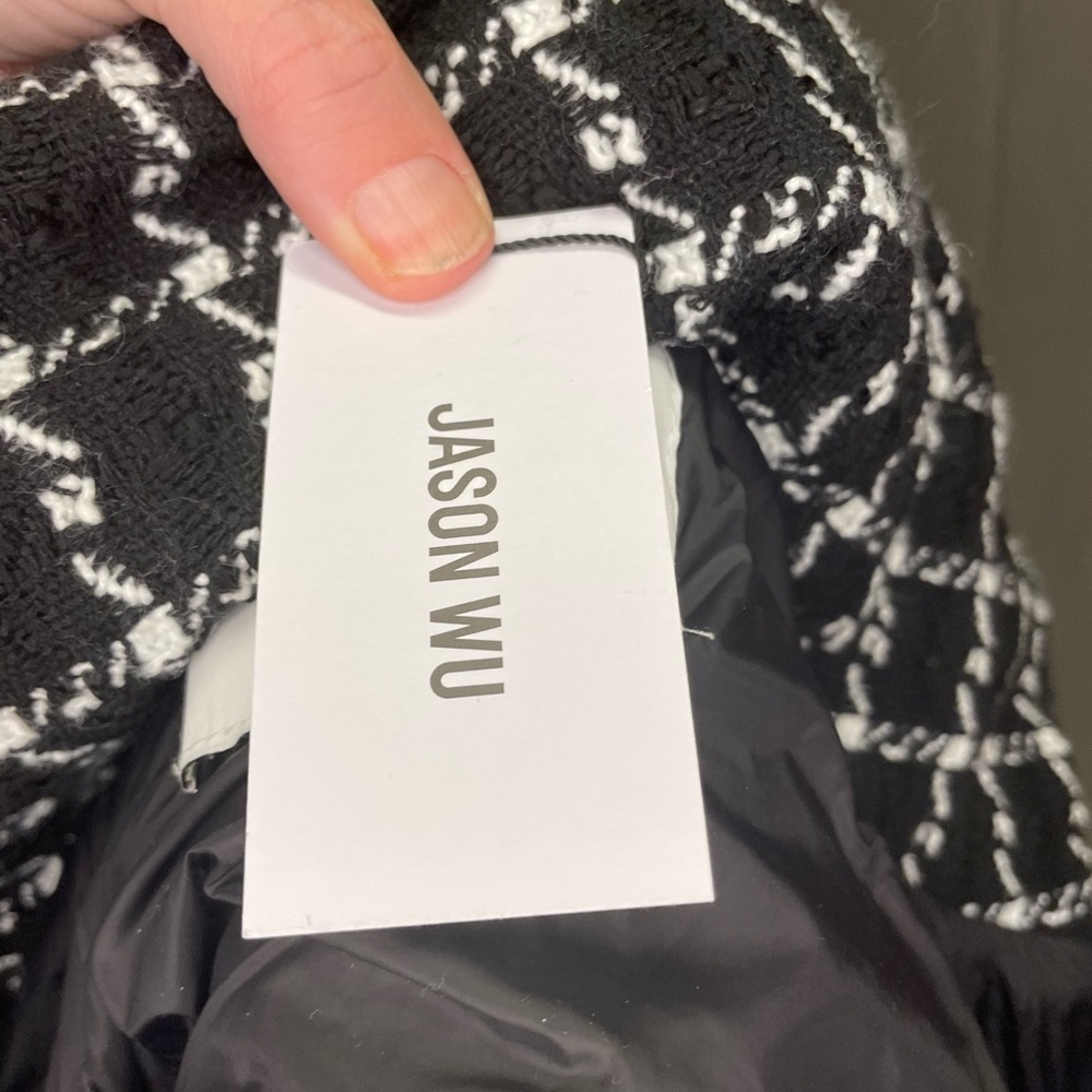 NWT Jason Wu Black and White Puffer Jacket - Picture 12 of 12